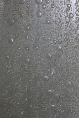 Plastic toilet glass surface with water droplets macro background fine modern art high quality prints products fifty megapixel