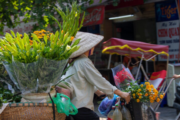 Obraz premium streetlife Vietnam food, cooking, eating healthy