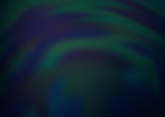 Dark BLUE vector abstract blurred template.