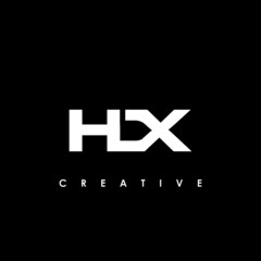 HDX Letter Initial Logo Design Template Vector Illustration