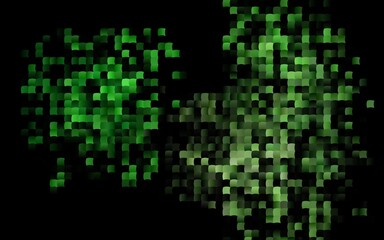 Dark Green vector pattern in square style.
