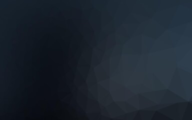 Fototapeta premium Dark BLUE vector polygonal template.