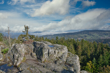 Roche de Boslimpré in den Vogesen