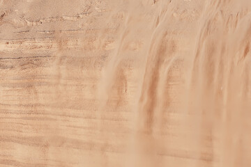 geology of sediment texture / layers of soil age-old sediments, soil corrosion, horizontal soil layers, sand, geological texture of the earth