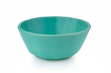 ceramic bowl on white background