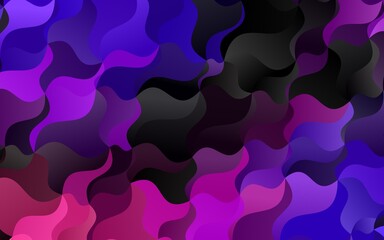 Light Purple vector backdrop with bent lines.