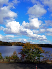 北海道幌加内町朱鞠内湖(秋)
