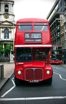 red double decker bus