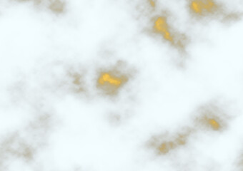 	Abstract marble effect texture with gold highlights and white background.