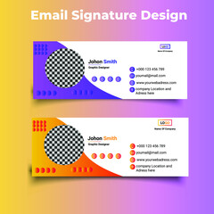 Email signature template