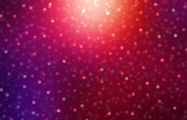 Obraz premium Sparkling bokeh on red purple glowing background. Xmas glittering decorative illustration.