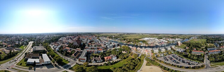 Fototapeta na wymiar Hansestadt Greifswald, 360°-Panorama 