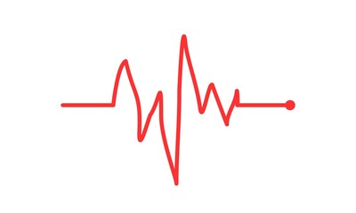 Heart indicator illustration vector