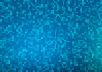 Light BLUE vector pattern in square style.