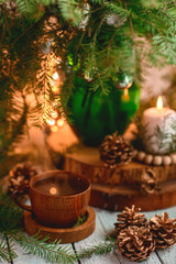 christmas drink background