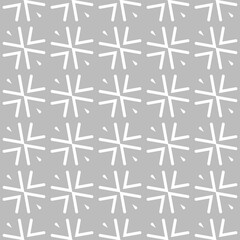 Vector seamless pattern texture background with geometric shapes in grey, white colors.