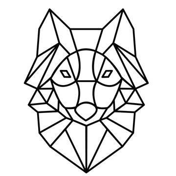 These are awesome vector graphics of an animal in a graphic style.