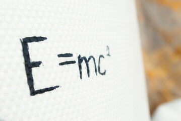 .The famous Ensten formula, the law of conservation of energy.