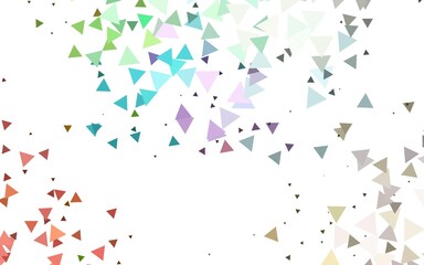 Light Multicolor, Rainbow vector cover in polygonal style.