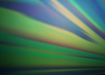 Dark Blue, Green vector backdrop with long lines.