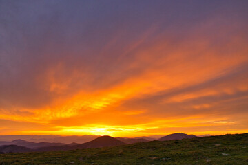 Sonnenuntergang Sommeralm
