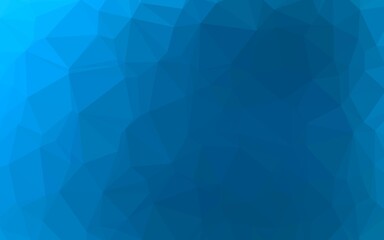 Light BLUE vector polygonal pattern.