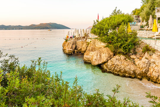 Kucuk Cakil Beach in Kas Town of Turkey.