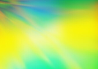 Dark Blue, Yellow vector modern bokeh pattern.