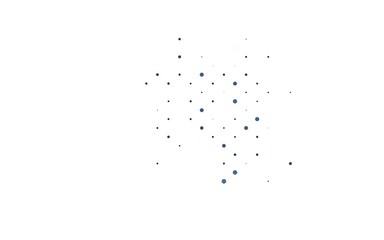 Light Black vector cover with spots.