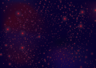 Space. Space background. Stars and galaxies. Night sky. Universe, black background, gradient. Vector