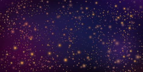 Fototapeta na wymiar Space. Space background. Stars and galaxies. Night sky. Universe, black background, gradient. Vector