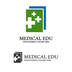 Obraz premium Medical health-care logo design template. Health Care Vector Logo Template. Medical pharmacy logo design.