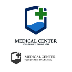 Medical health-care logo design template. Health Care Vector Logo Template. Medical pharmacy logo design.