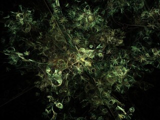 Imaginatory fractal background Image