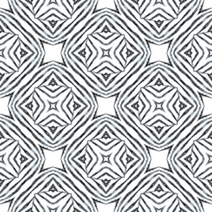 Exotic  seamless pattern. Black and white divine 