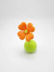 Silicone flower stopper for breast pump
