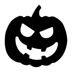Evil jack-o-lantern.