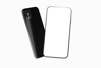 digital smartphone device mobile phone 3d isolated