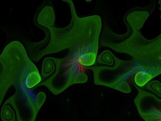 Imaginatory fractal background Image