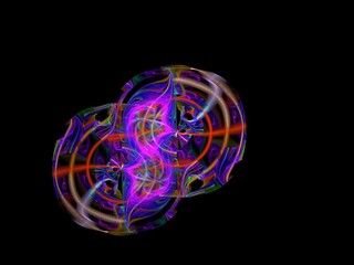 Imaginatory fractal background Image