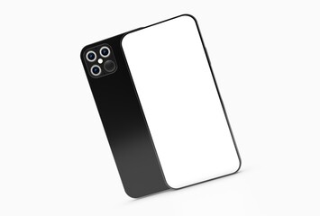 digital smartphone device mobile phone 3d isolated