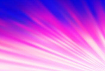 Light Pink, Blue vector background with straight lines.