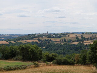Fototapeta na wymiar Paysage du sud de l'Aveyron