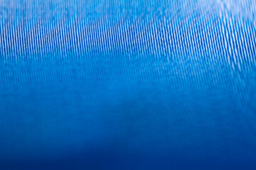 Macro shot of blue vinyl record