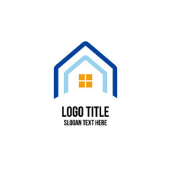 dream house logo concept for real estate and family