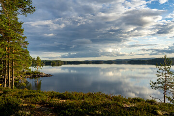 View over Lake Yngen, Sweden