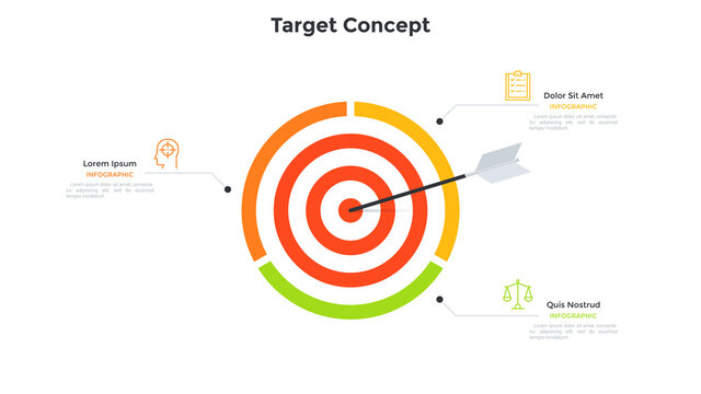 Flat Infographic Vector Template