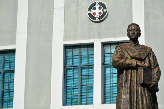 Colegio De San Juan Letran Vicente Dela Paz Statue In Manila, Philippines