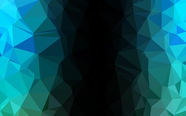 Light Blue, Green vector low poly layout.
