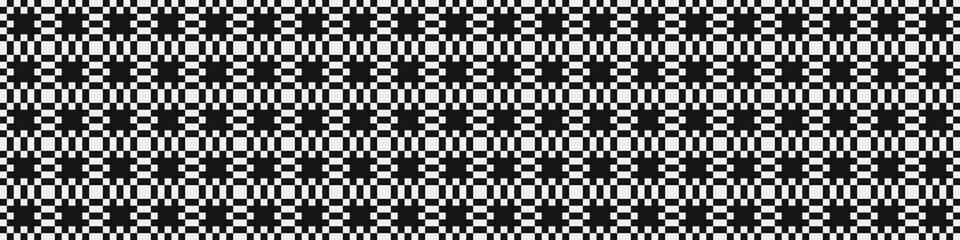 Fototapeta premium Abstract Cross Pattern Dots Logo generative computational art illustration